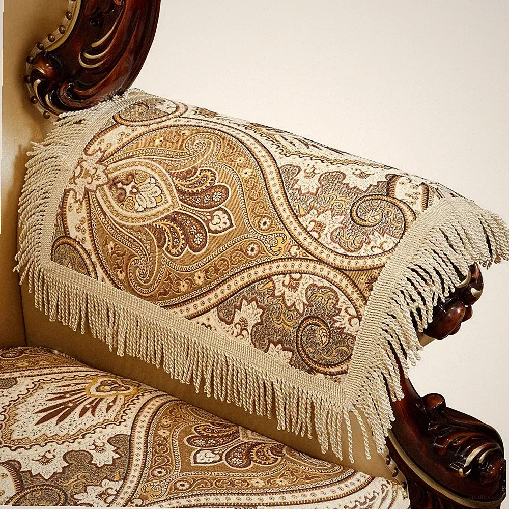 Luxury Couch Arm Covers,Washable Armrest Covers for Sofa,Anti Slip Recliner C...